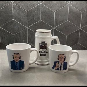 Men in Blazers Vintage Collectors Mugs